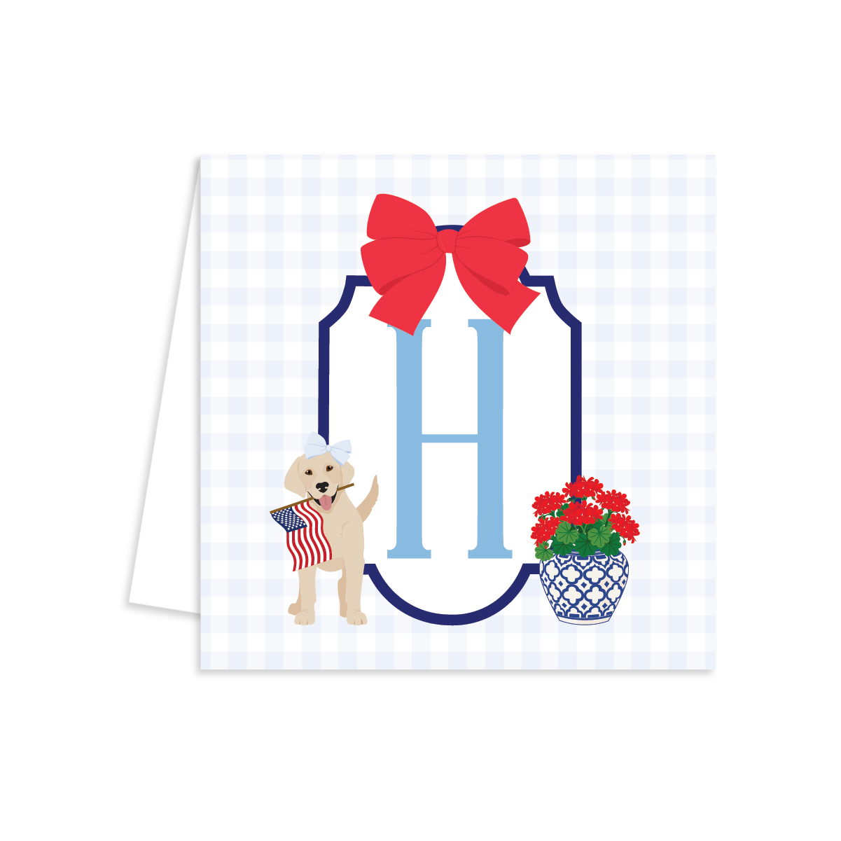 Red, White & Bloom | Enclosure Card