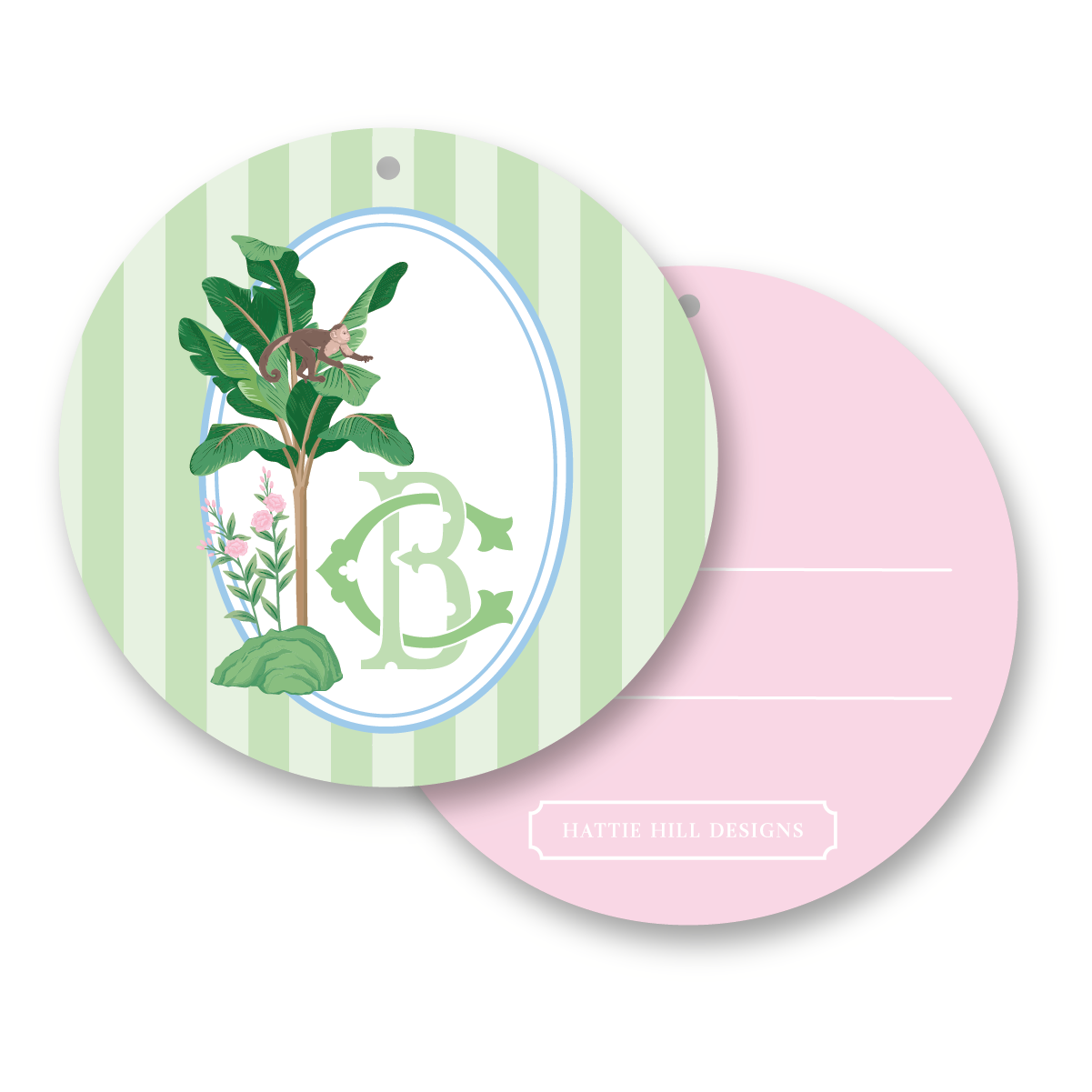 Parlor Palm | Round Gift Tag