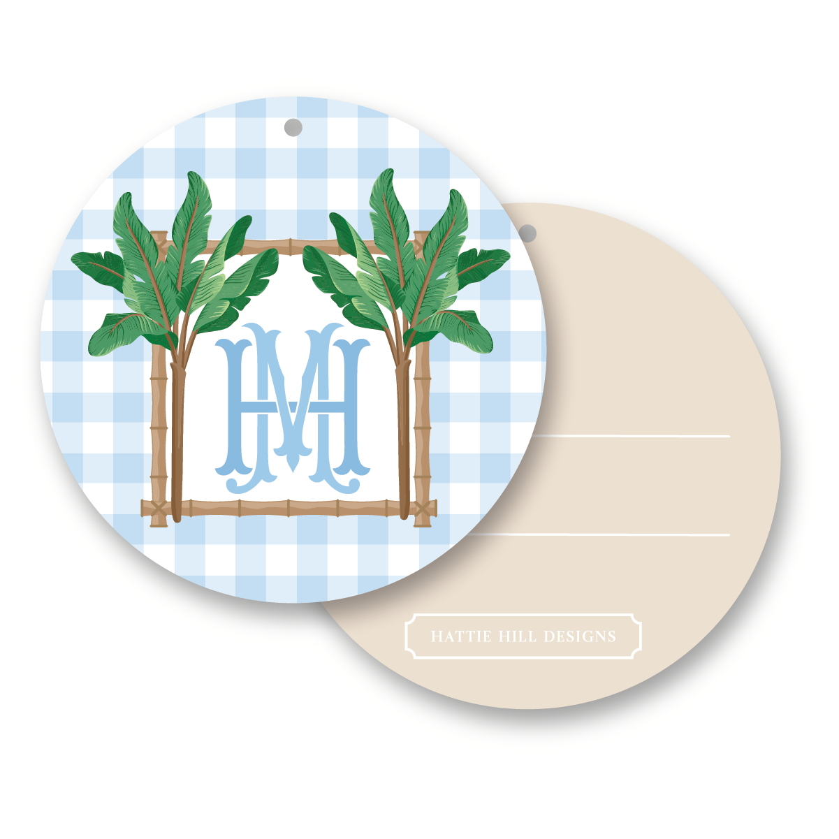 Palmetto Bay | Round Gift Tag