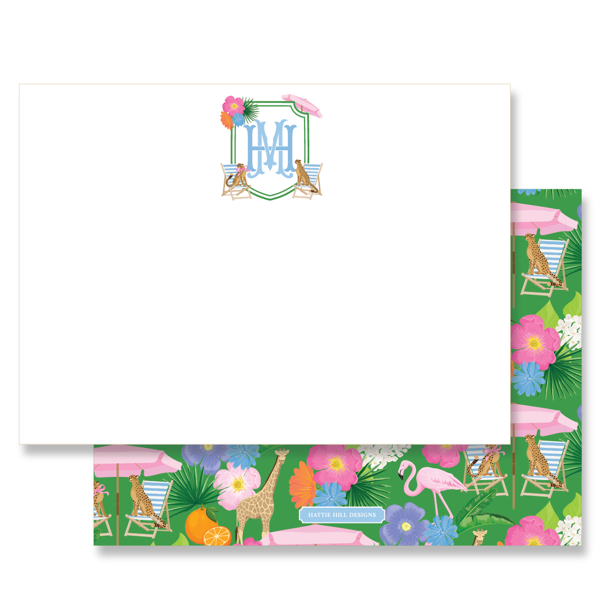 Paradise Garden | Flat Note Cards