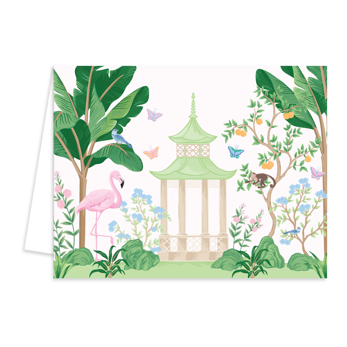 The Pink Palm | Folded Note Cards
