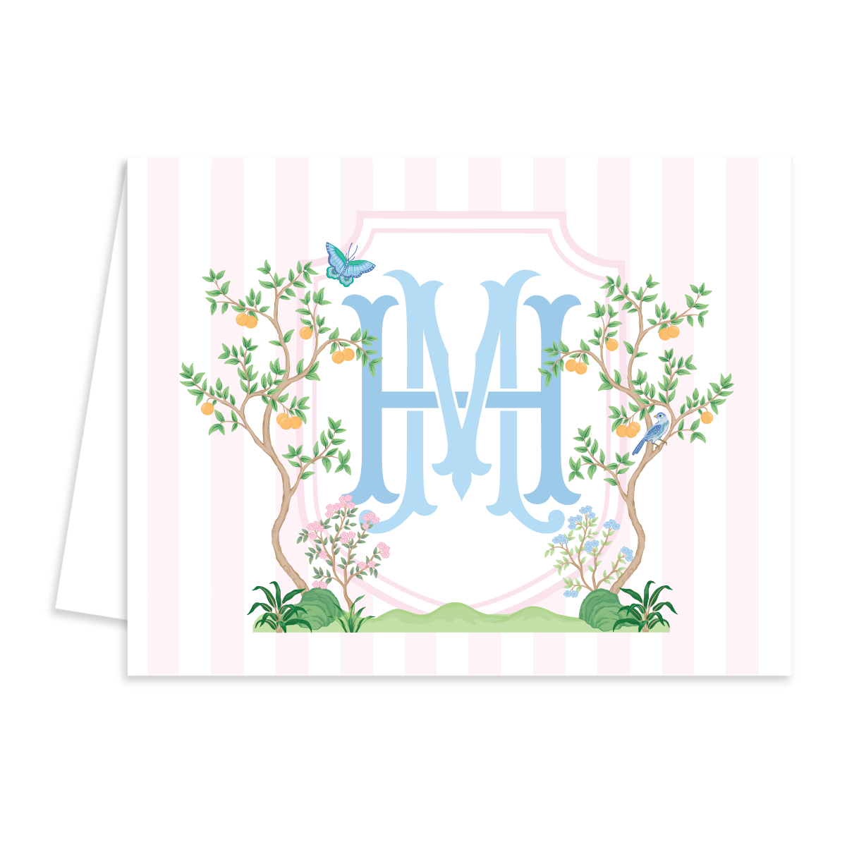 Citrus Trellis | Folded Note Cards