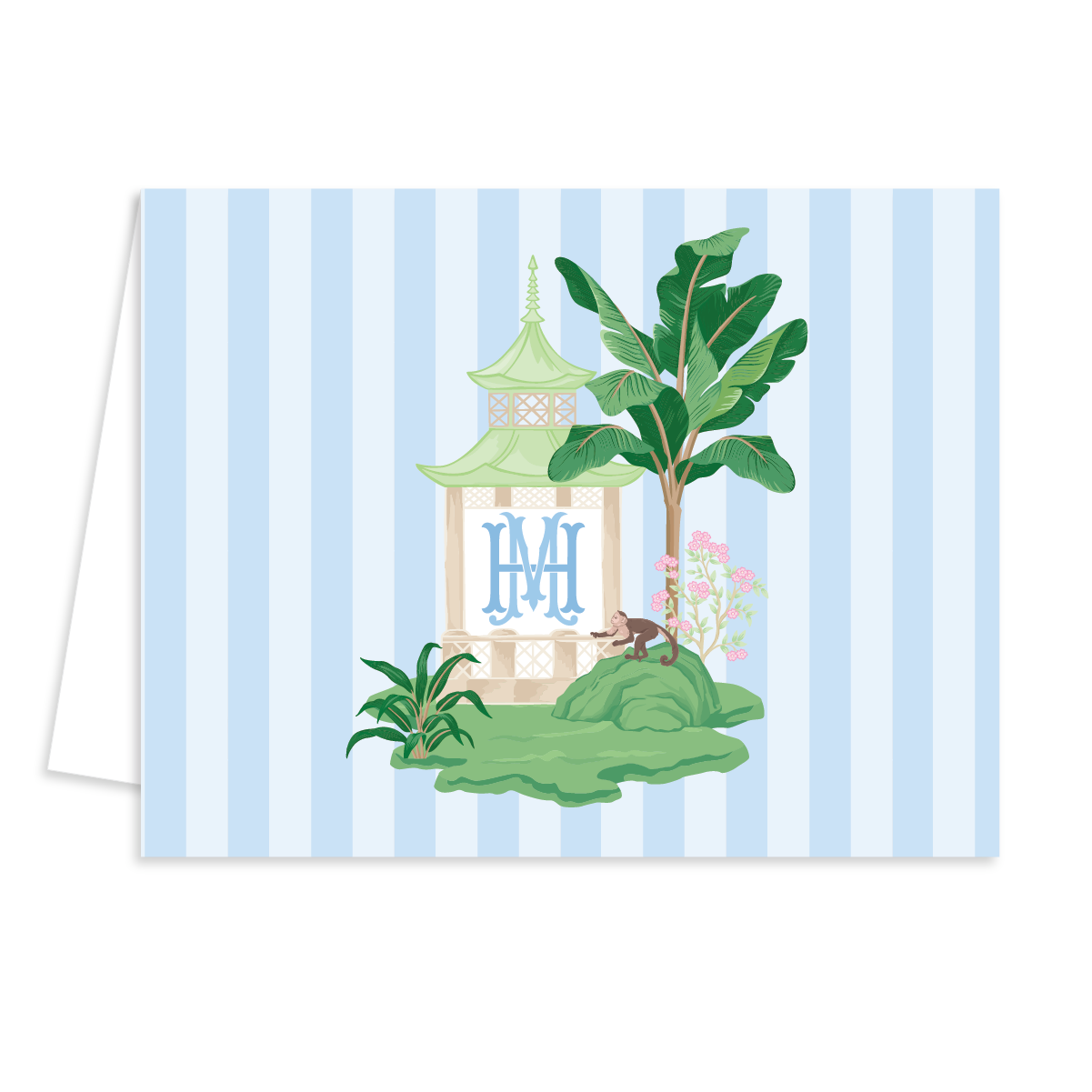 The Cabana Crest | Folded Note Cards