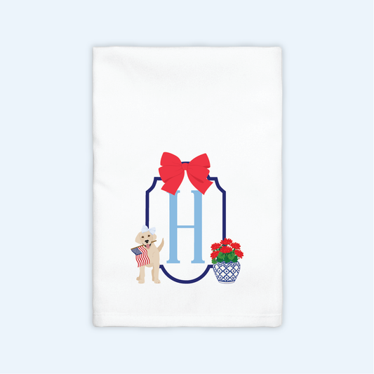 Red, White & Bloom | Hostess Towel