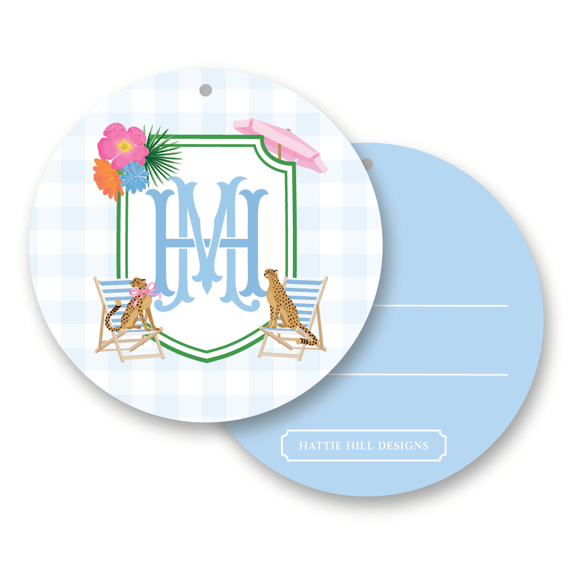 Paradise Garden | Round Gift Tag