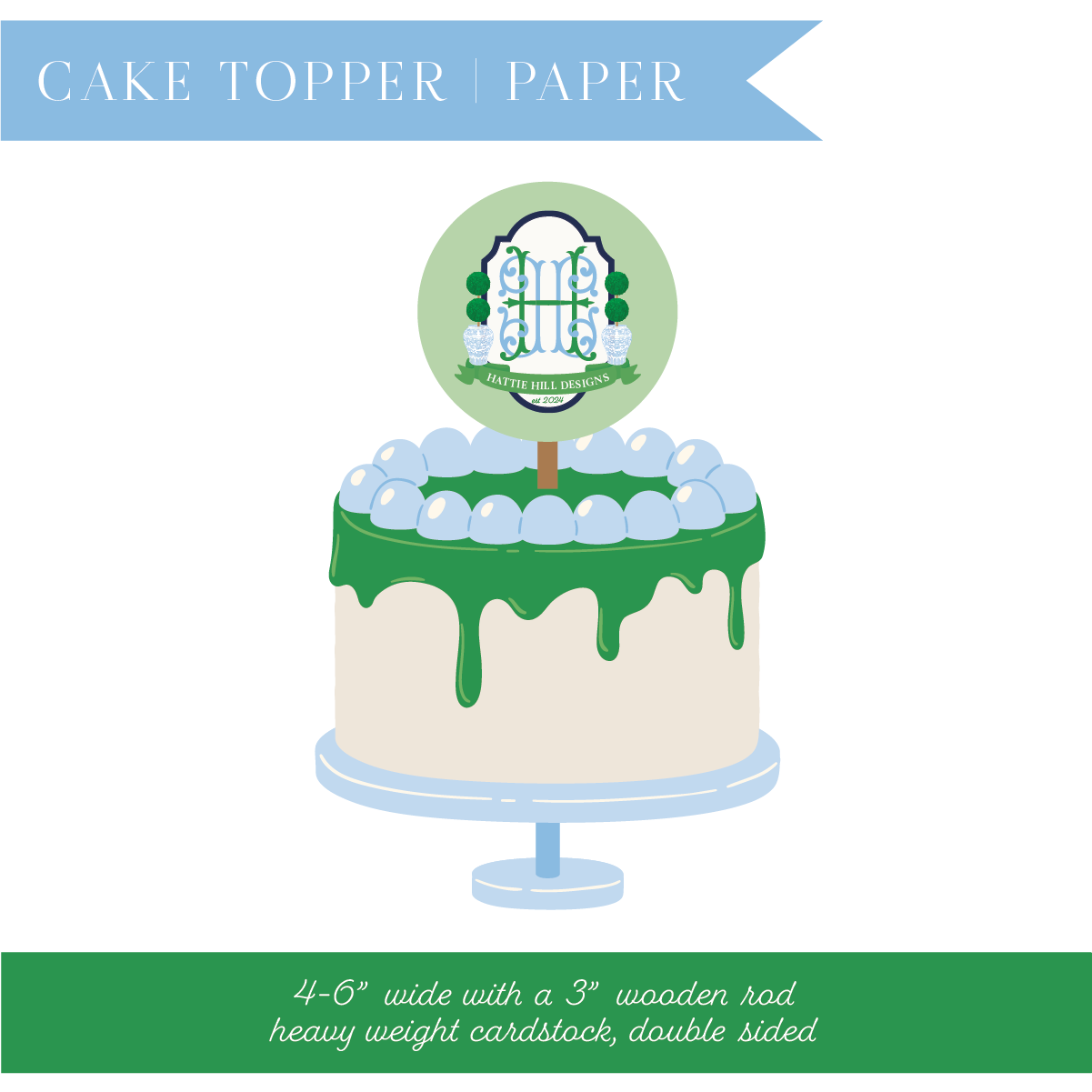Cake Topper | Paper