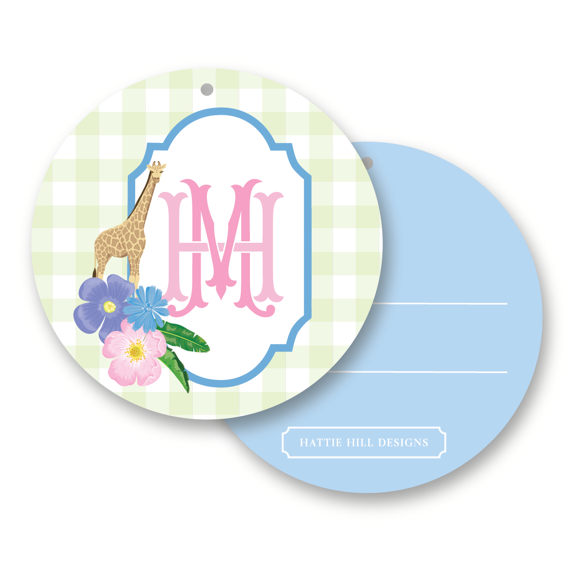 Savanna Bloom | Round Gift Tag