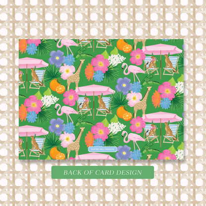 Paradise Garden | Flat Note Cards