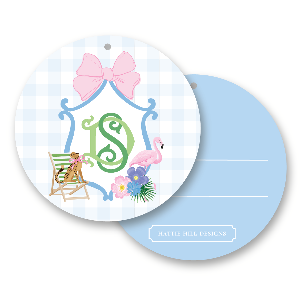 Jungle Jubilee | Round Gift Tag
