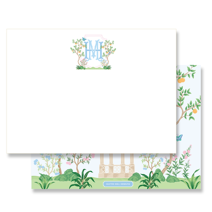 Citrus Trellis | Flat Note Cards