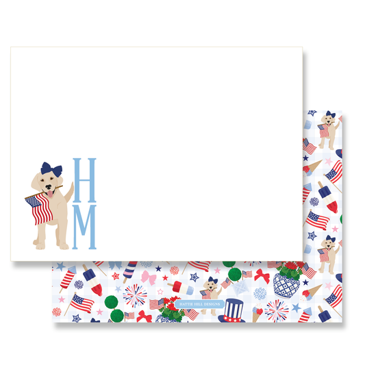 All-American Pup | Flat Note Cards