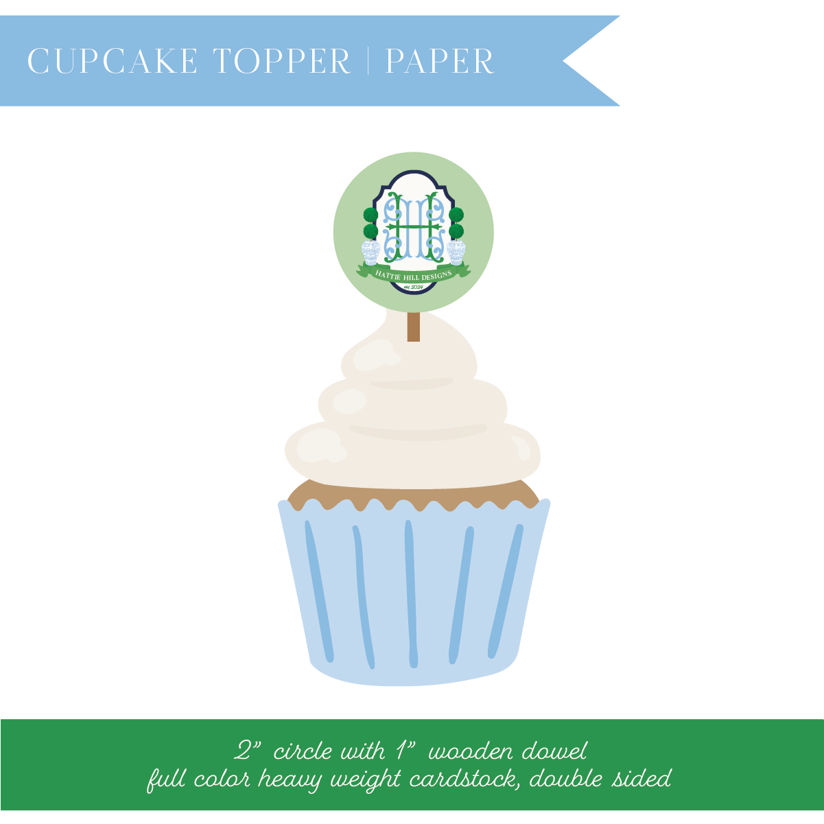 Cupcake Topper | Paper